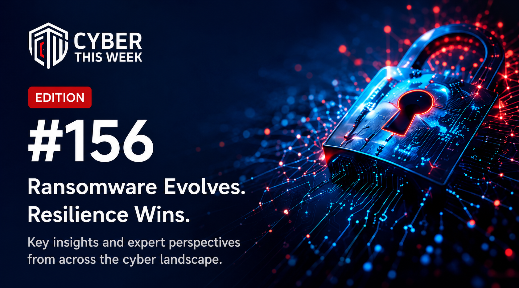 Cyber This Week Edition 156 — Ransomware Evolves. Resilience Wins.